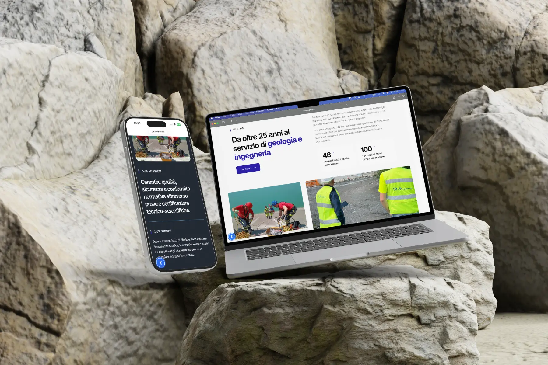 Trampweb - Digital Agency | Servizi digitali per aziende Creazione sito web vetrina gaia